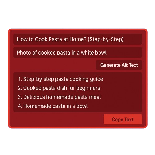 Step-by-step pasta cooking guide. Delicious homemade pasta in a bowl.