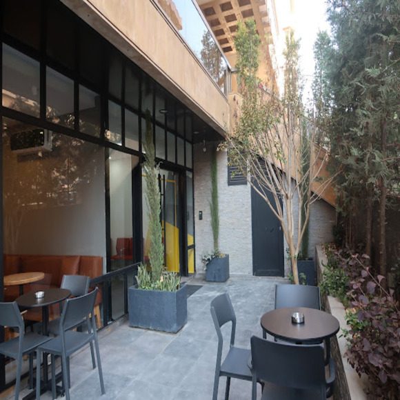 Modern office patio of an ecommerce marketing company. Performance-based SEO approach.